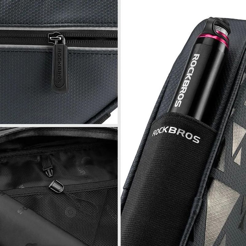 Torba rowerowa na ramę Rockbros B39-2 1,5 l black 8