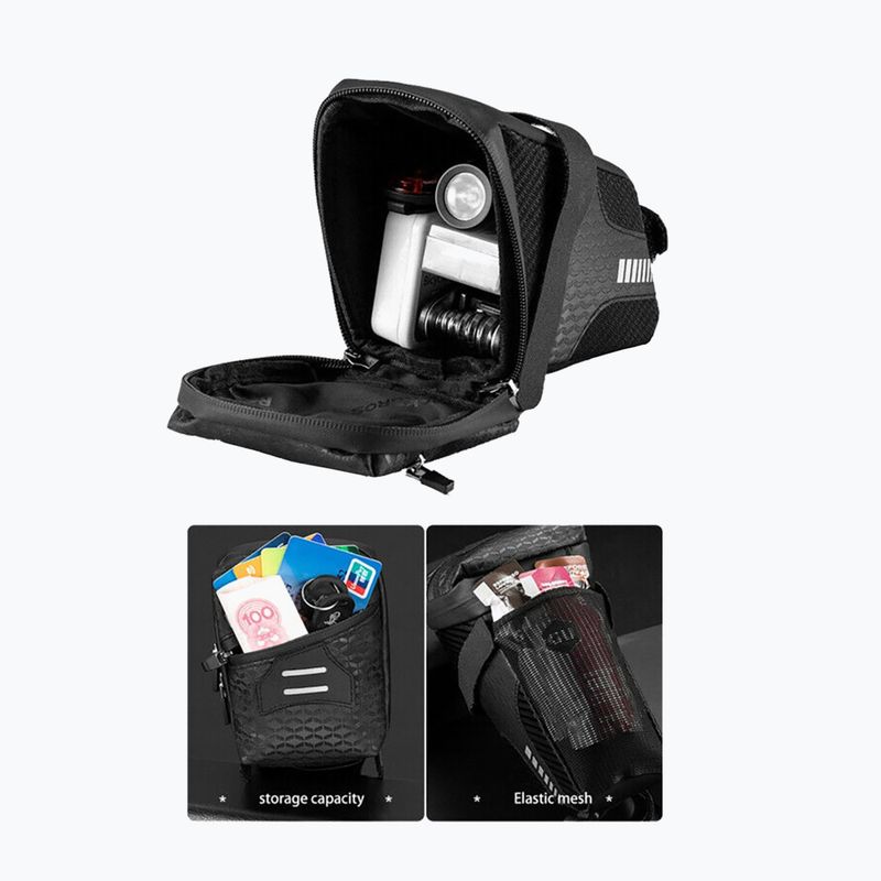 Torba rowerowa pod siodło Rockbros C29 1,5 l black 3