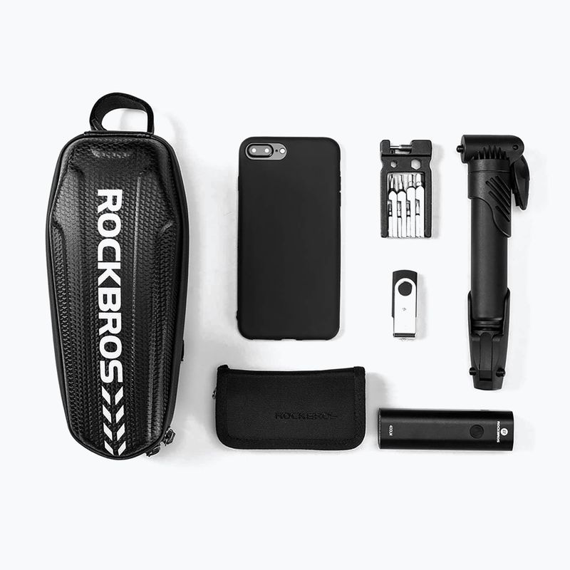 Torba rowerowa na ramę Rockbros B60 1,1 l black 2