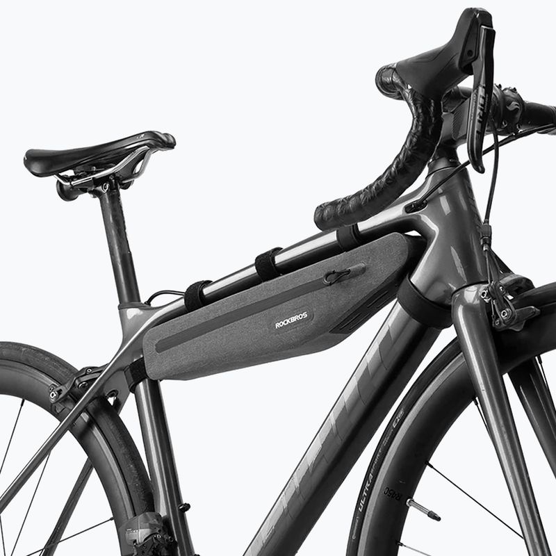 Torba rowerowa na ramę Rockbros AS-052 1,5 l grey 2