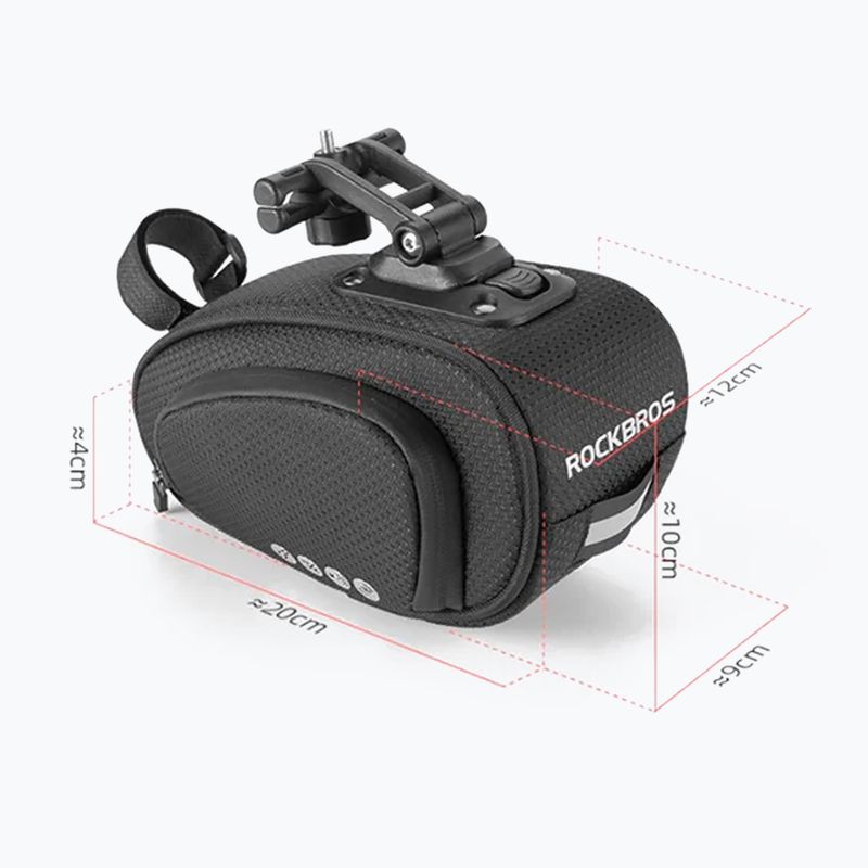 Torba rowerowa pod siodło Rockbros C40 1,2 l black 2