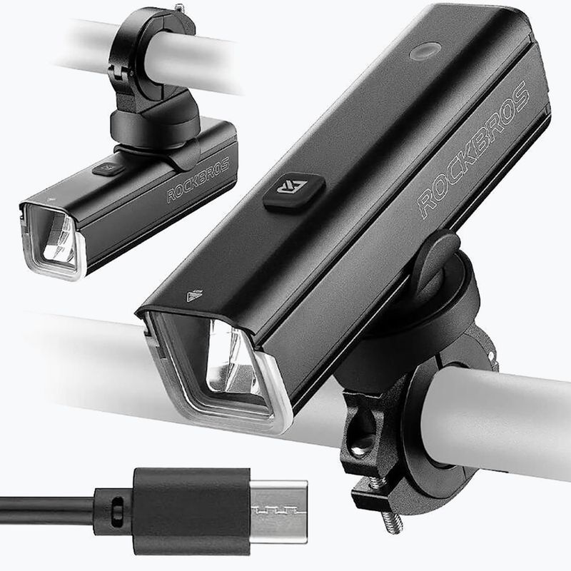 Lampka rowerowa przednia Rockbros 24610002 1000 lm black 2