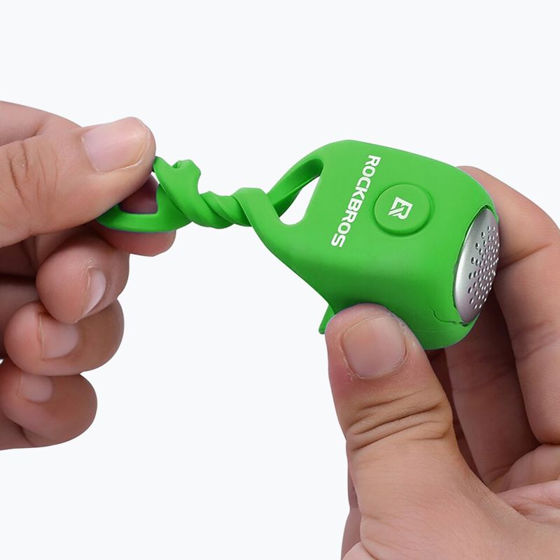 Dzwonek rowerowy Rockbros CB1709 green 3