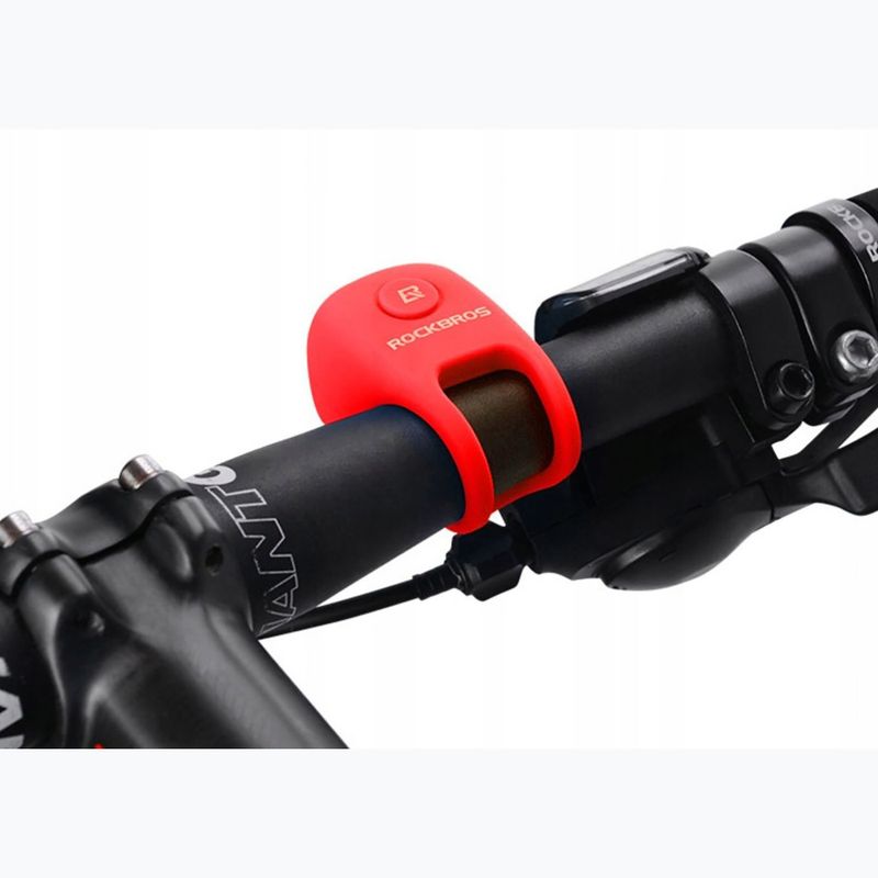 Dzwonek rowerowy Rockbros CB1709 red 4