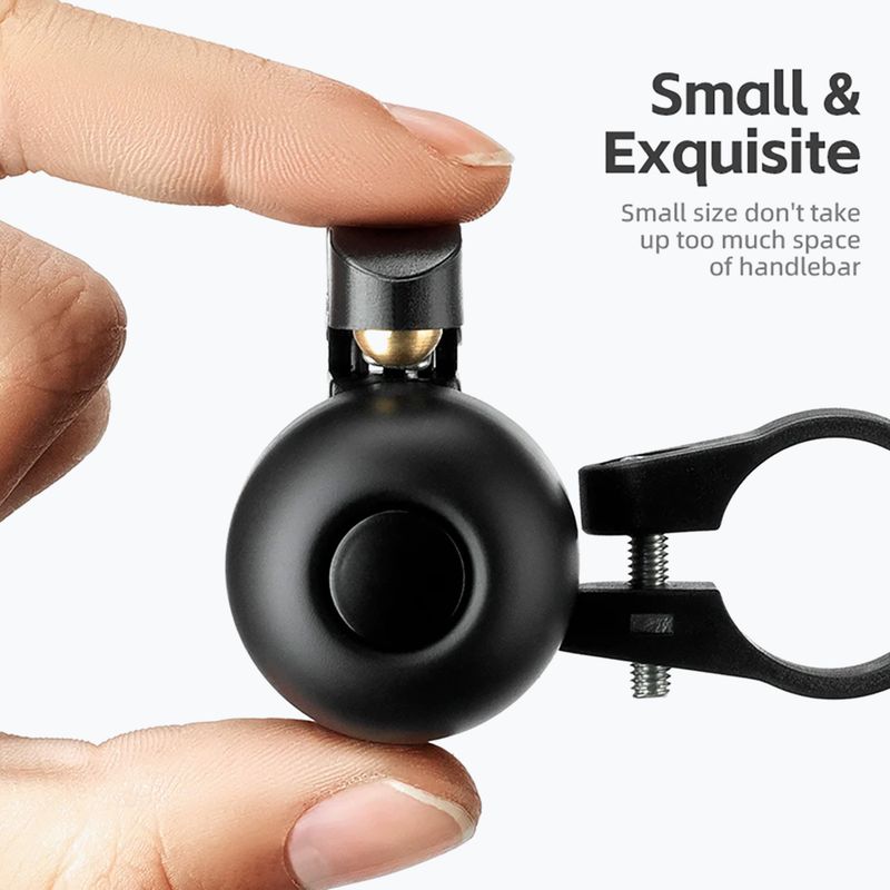 Dzwonek rowerowy lewy Rockbros 34210007 black 2