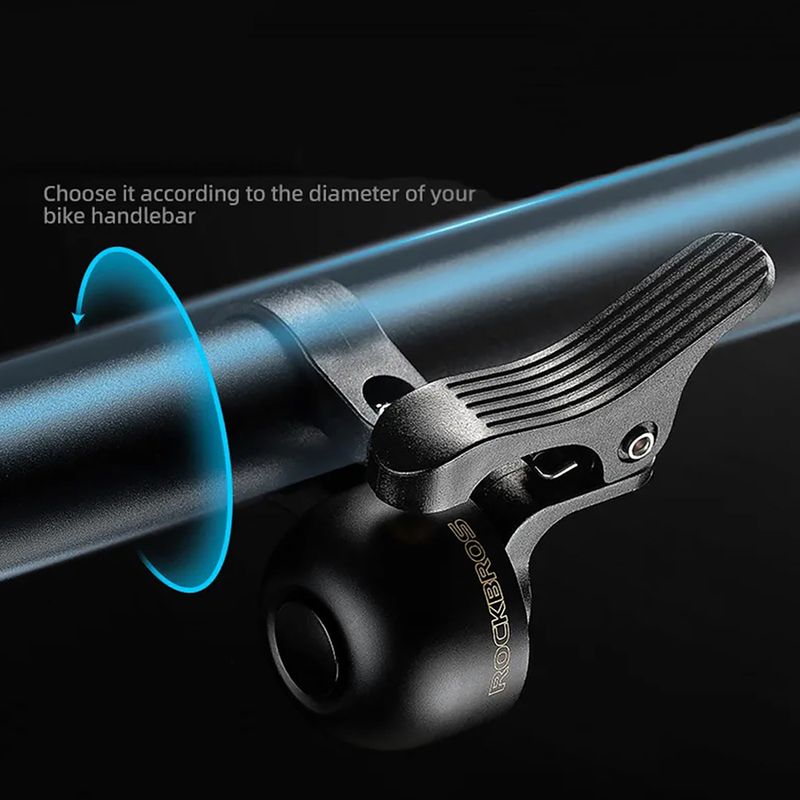 Dzwonek rowerowy lewy Rockbros 34210007 black 6