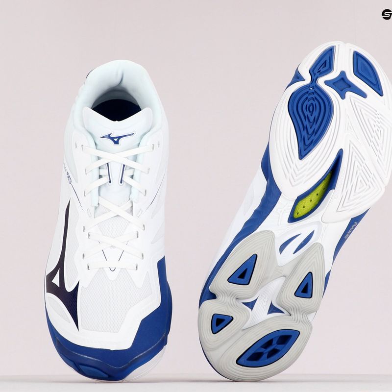 Buty do siatkówki męskie Mizuno Wave Lightning Z6 niebieskie V1GA200021 10