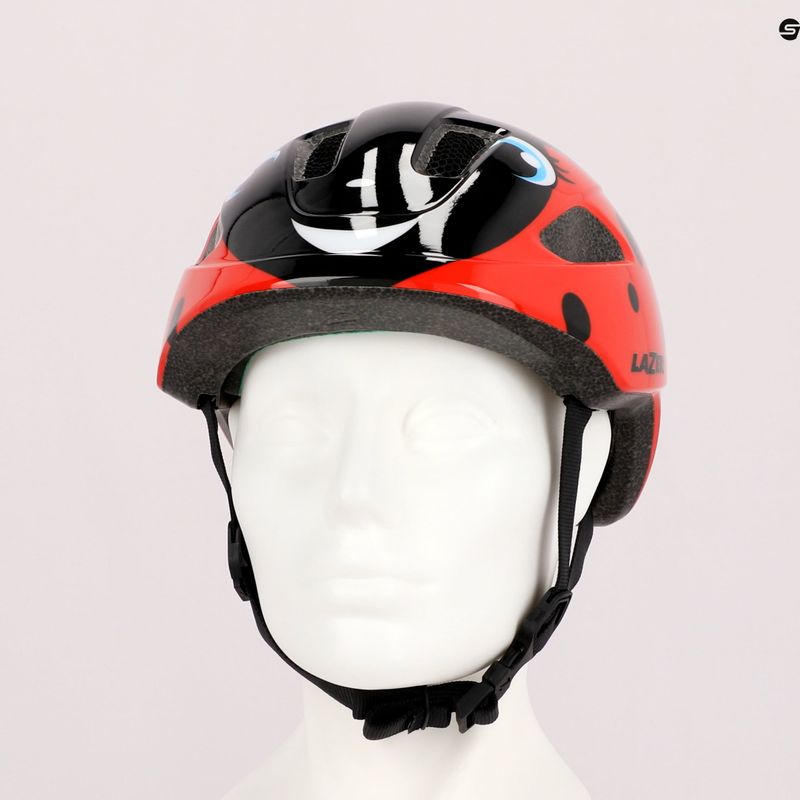 Kask rowerowy dziecięcy Lazer Pnut KC ladybug 9