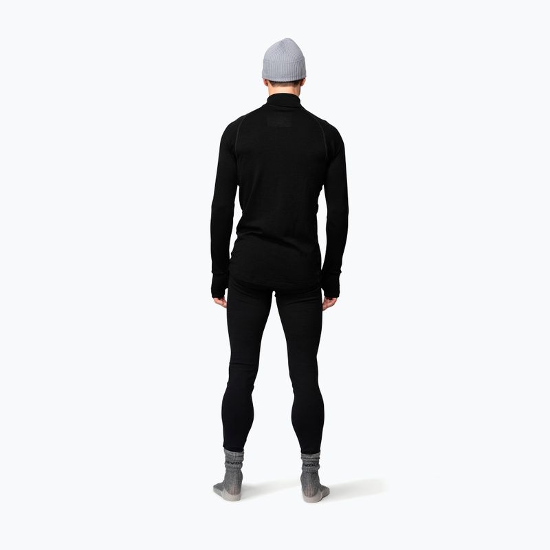 Bluza termoaktywna męska Devold Expedition Merino 235 Zip Neck black 2