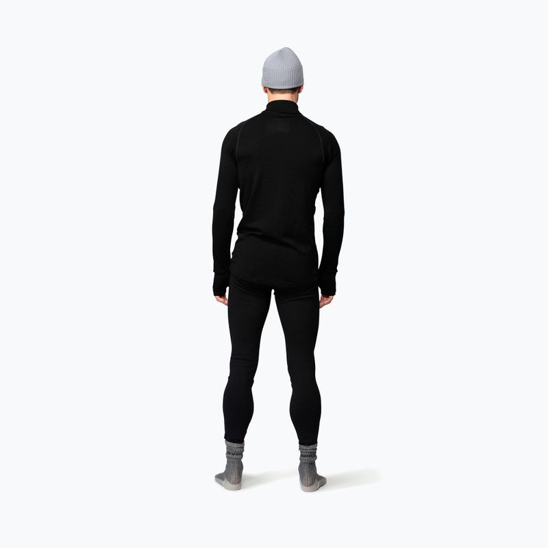 Bluza termoaktywna męska Devold Expedition Merino 235 Zip Neck black 3