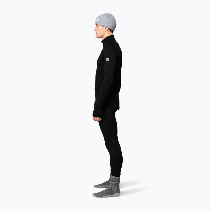 Bluza termoaktywna męska Devold Expedition Merino 235 Zip Neck black 4