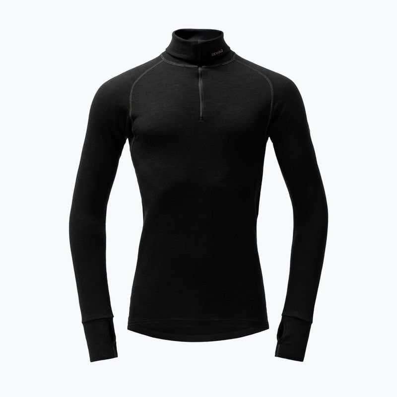 Bluza termoaktywna męska Devold Expedition Merino 235 Zip Neck black 5