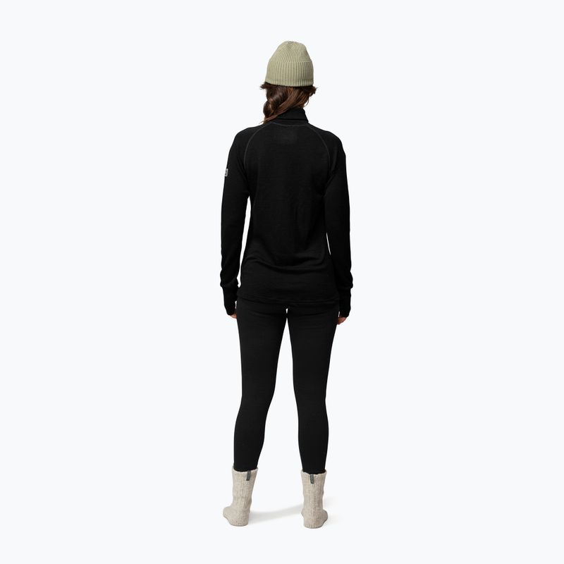 Bluza termoaktywna damska Devold Expedition Merino 235 Zip Neck black 3