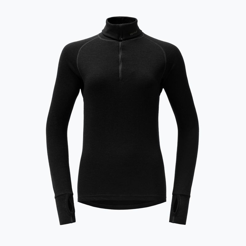 Bluza termoaktywna damska Devold Expedition Merino 235 Zip Neck black 5