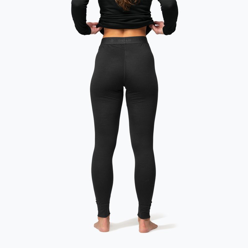 Spodnie termoaktywne damskie Devold Breeze Merino 150 Longs black 2