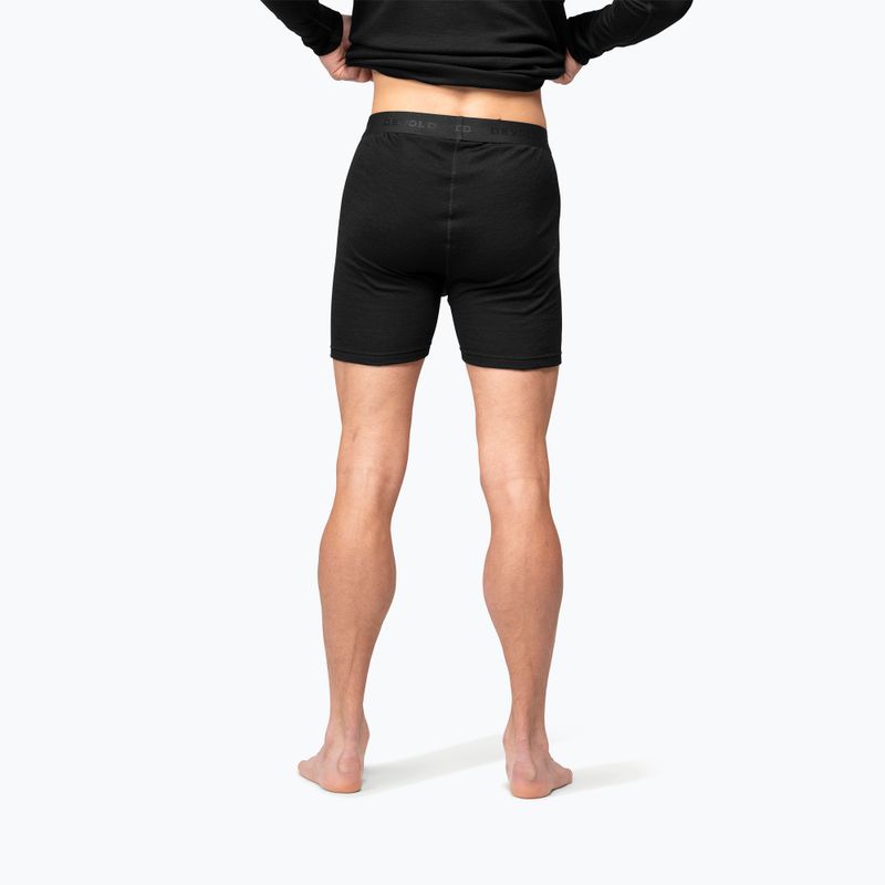 Bokserki termoaktywne męskie Devold Duo Active Merino 205 Boxer black 2