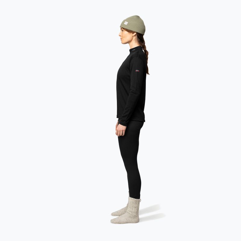 Bluza termoaktywna damska Devold Breeze Merino 150 Zip Neck black 4