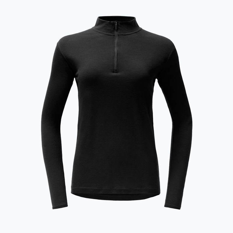 Bluza termoaktywna damska Devold Breeze Merino 150 Zip Neck black 5