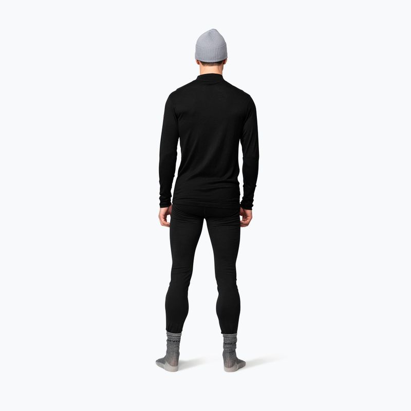 Bluza termoaktywna męska Devold Breeze Merino 150 Zip Neck black 3