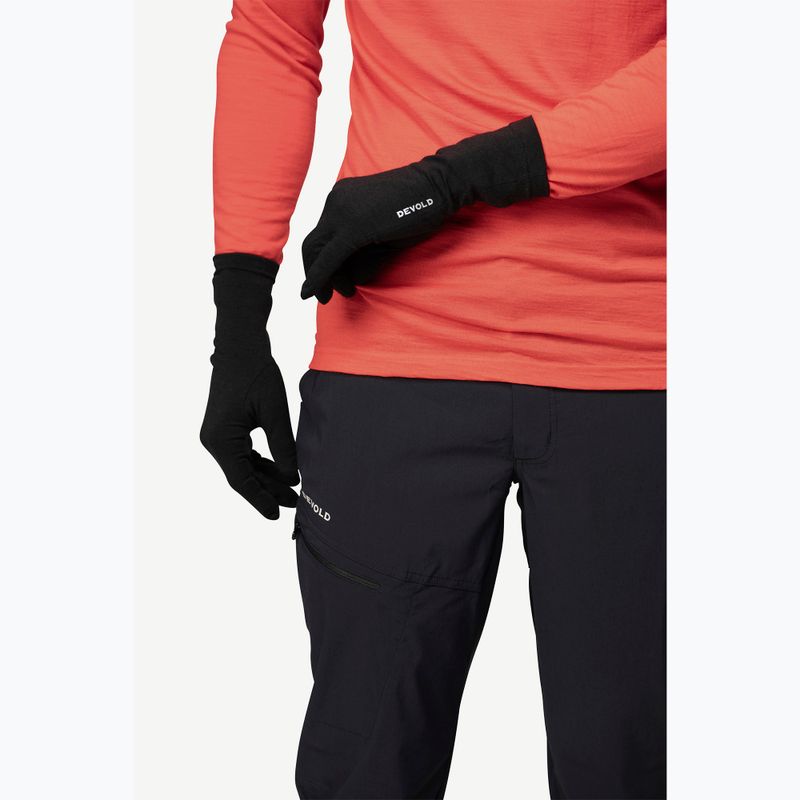 Rękawiczki Devold Innerliner Merino black 3