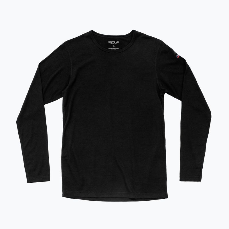 Bluza termoaktywna męska Devold Breeze Merino 150 black 5
