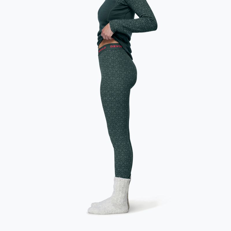 Spodnie termoaktywne damskie Devold Duo Active Merino 205 Longs woods 3