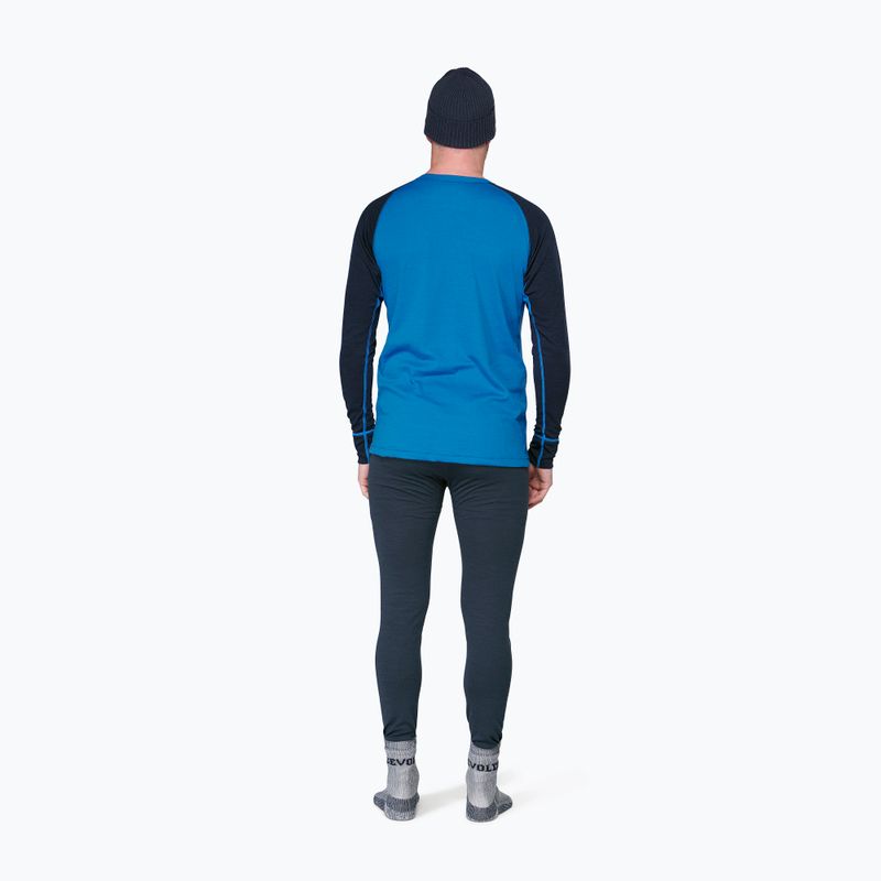 Bluza termoaktywna męska Devold Duo Active Merino 205 blue/ink 3