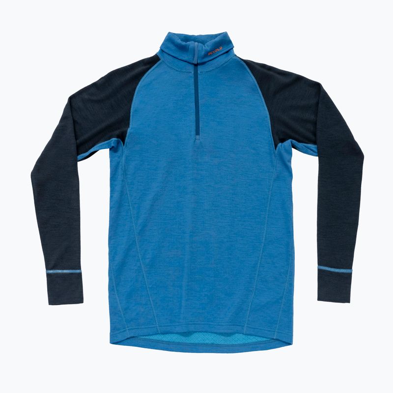 Bluza termoaktywna męska Devold Duo Active Merino 205 Zip Neck blue/ink 5