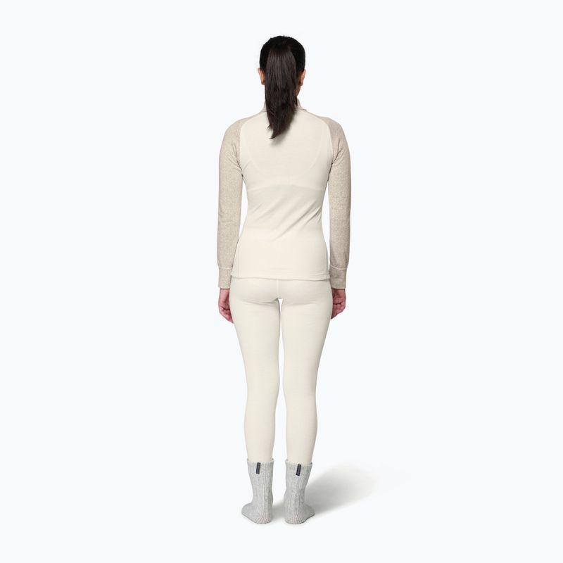 Bluza termoaktywna damska Devold Duo Active Merino 205 Zip Neck raw white 3