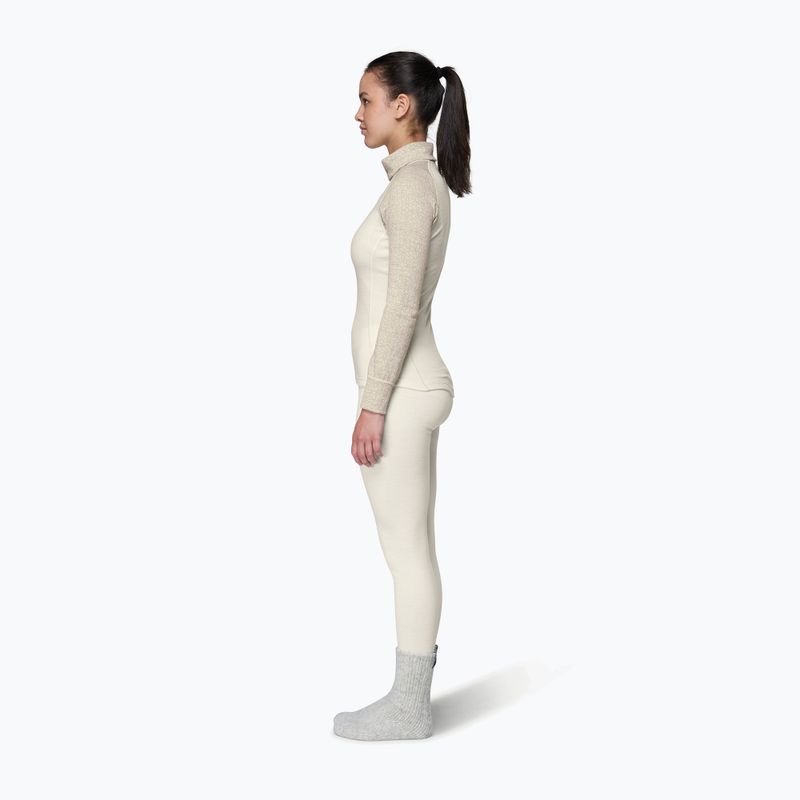 Bluza termoaktywna damska Devold Duo Active Merino 205 Zip Neck raw white 4
