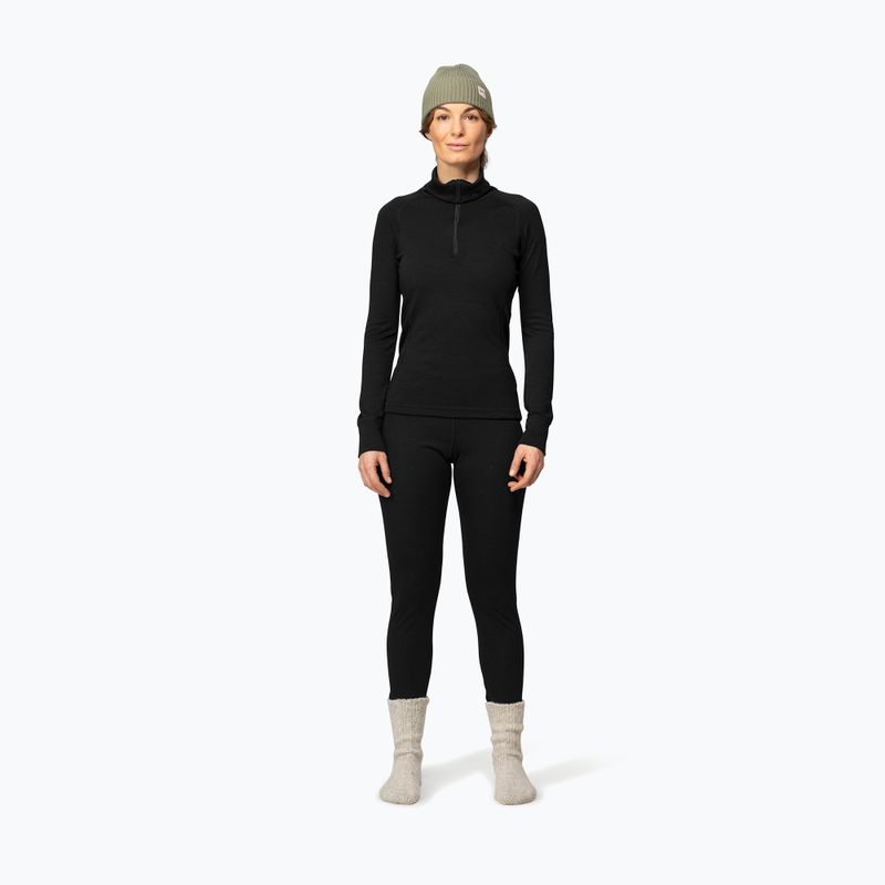 Bluza termoaktywna damska Devold Duo Active Merino 205 Zip Neck black 2