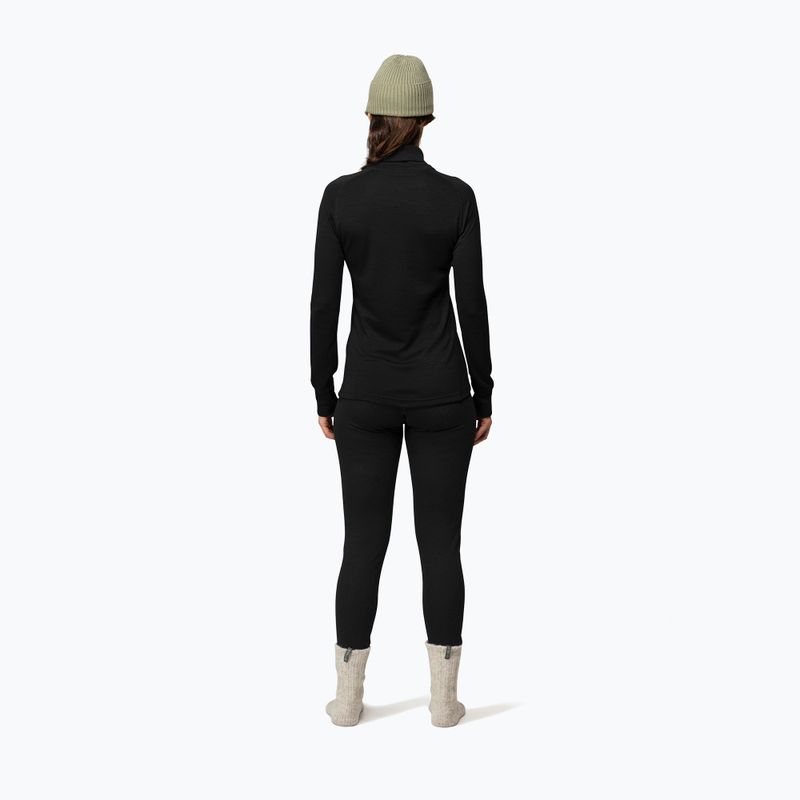 Bluza termoaktywna damska Devold Duo Active Merino 205 Zip Neck black 3