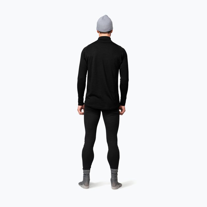 Bluza termoaktywna męska Devold Duo Active Merino 205 Zip Neck black 3