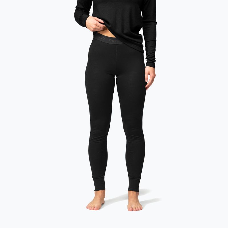 Spodnie termoaktywne damskie Devold Breeze Plus Merino 200 Longs black