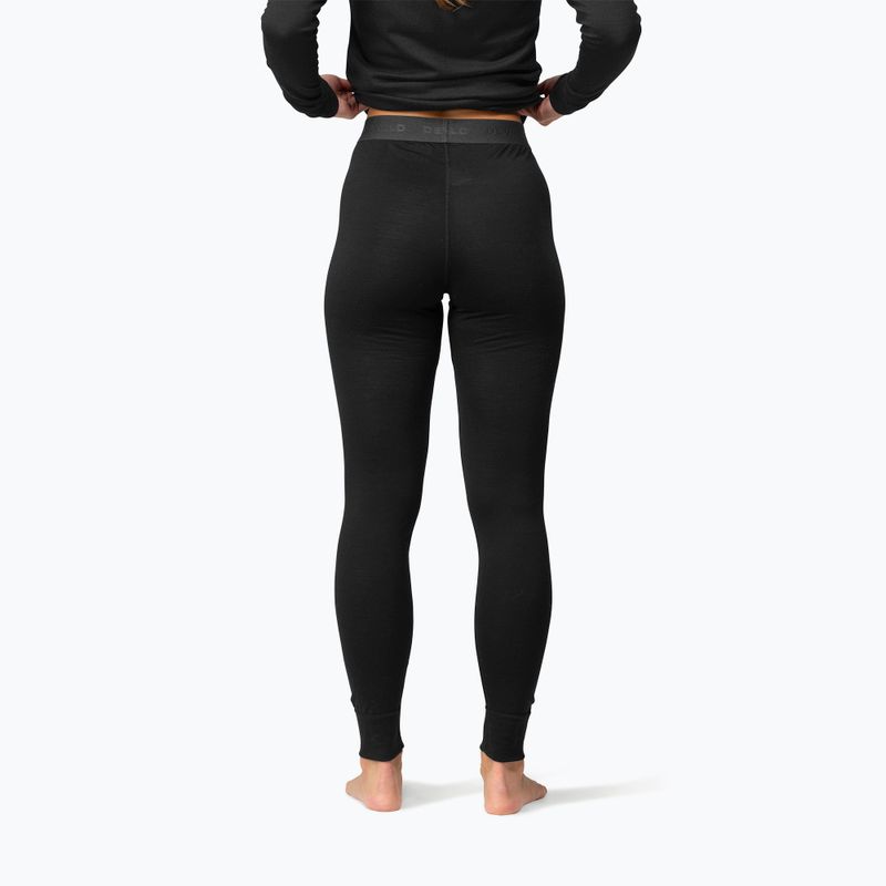 Spodnie termoaktywne damskie Devold Breeze Plus Merino 200 Longs black 2