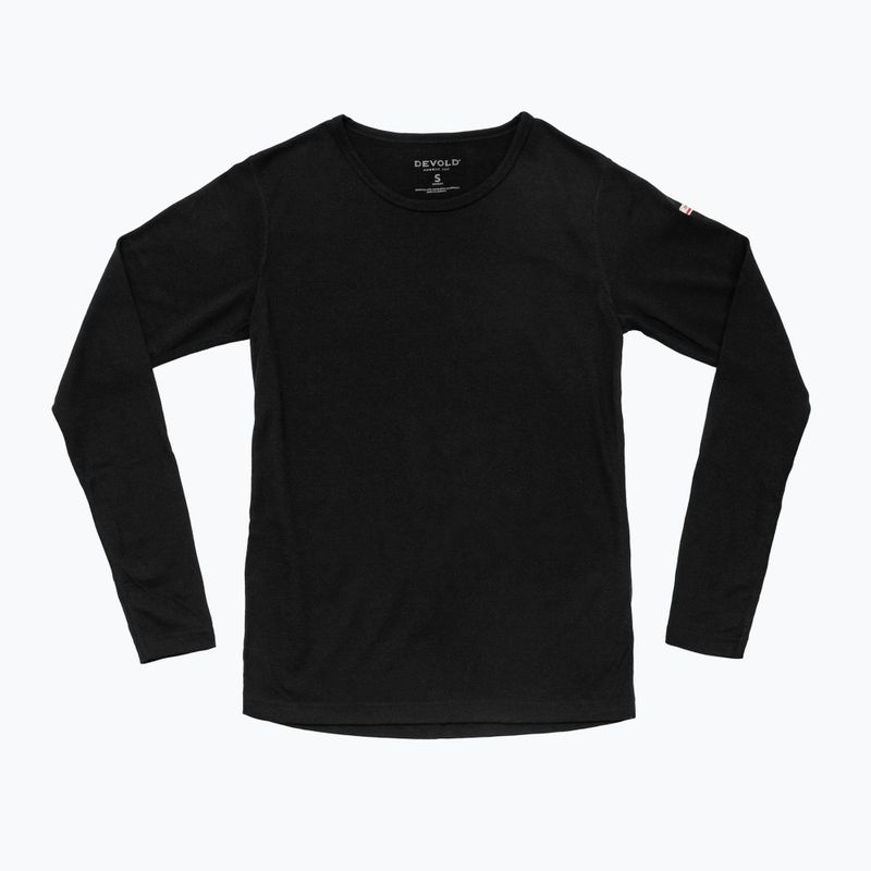 Bluza termoaktywna damska Devold Breeze Plus Merino 200 black 5