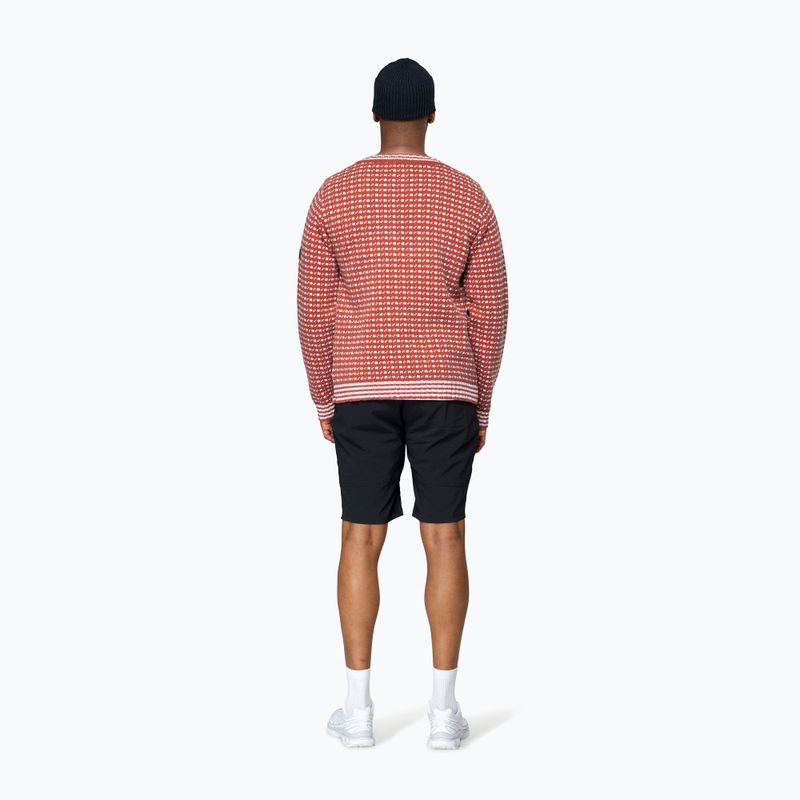 Sweter Devold Islender Refined marsala/offwhite 6