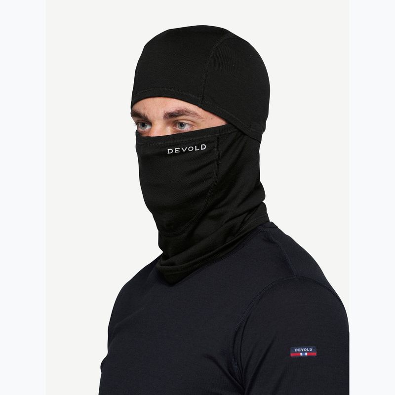 Kominiarka Devold Breeze Merino 150 black 3
