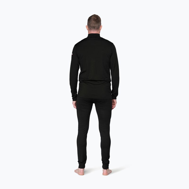 Bluza termoaktywna męska Devold Breeze Plus Merino 200 Zip Neck black 3