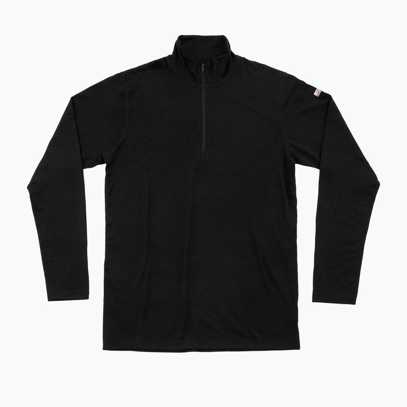 Bluza termoaktywna męska Devold Breeze Plus Merino 200 Zip Neck black 5