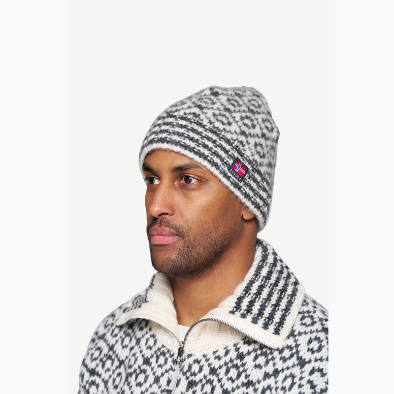 Czapka zimowa Devold Svalbard Wool offwhite/anthracite 3