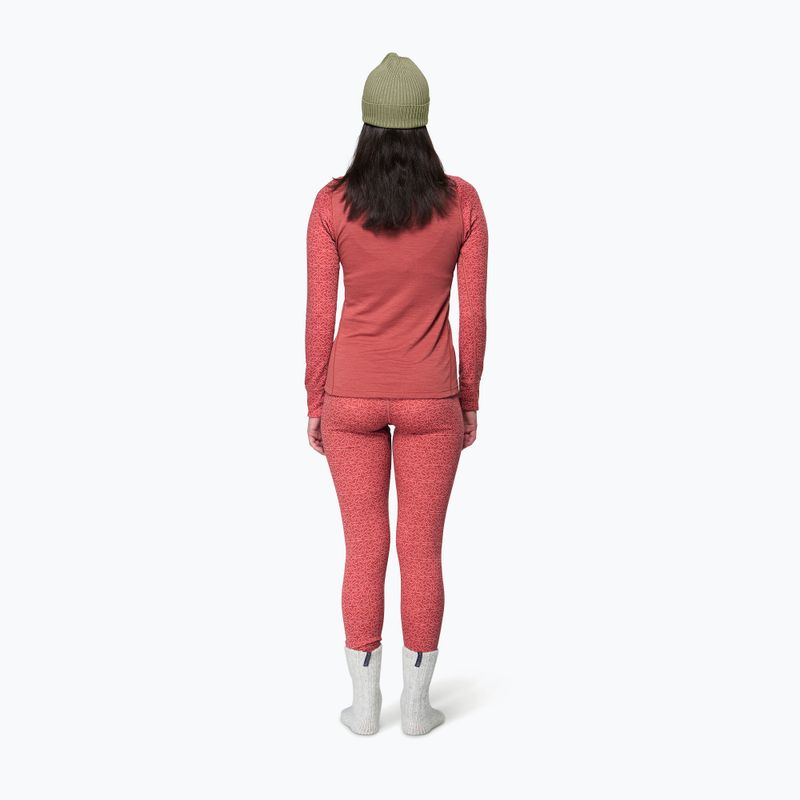 Bluza termoaktywna damska Devold Duo Active Merino 205 marsala 3
