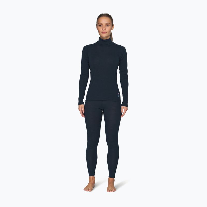 Bluza termoaktywna damska Devold Adventure Merino 190 High Neck ink 2