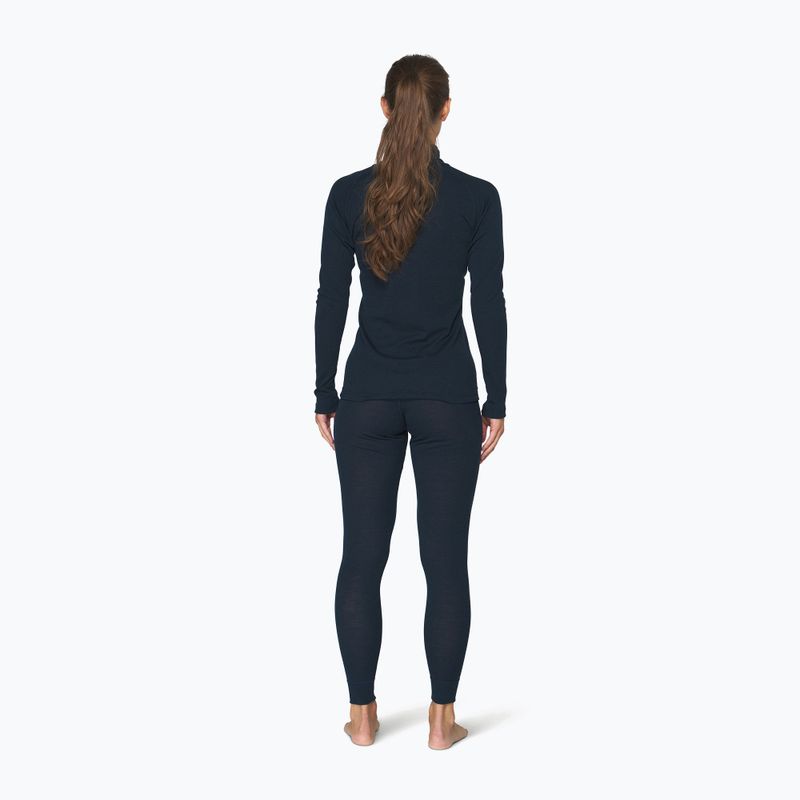 Bluza termoaktywna damska Devold Adventure Merino 190 High Neck ink 3