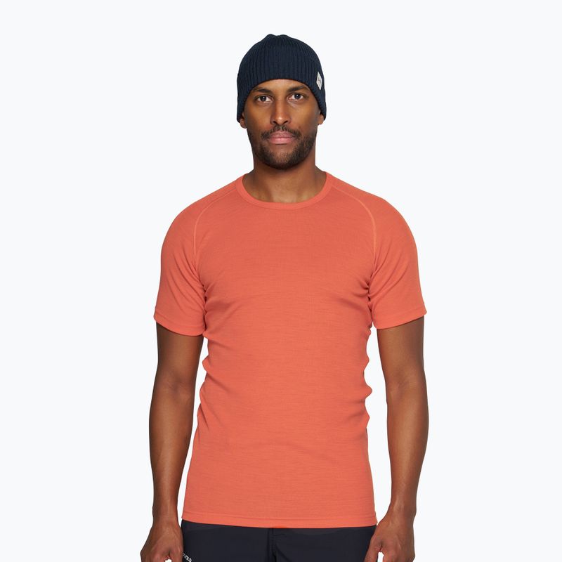 Koszulka termoaktywna męska Devold Adventure Merino 190 Tee Brick