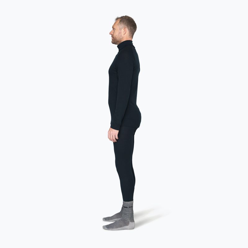 Bluza termoaktywna męska Devold Adventure Merino 190 High Neck ink 4