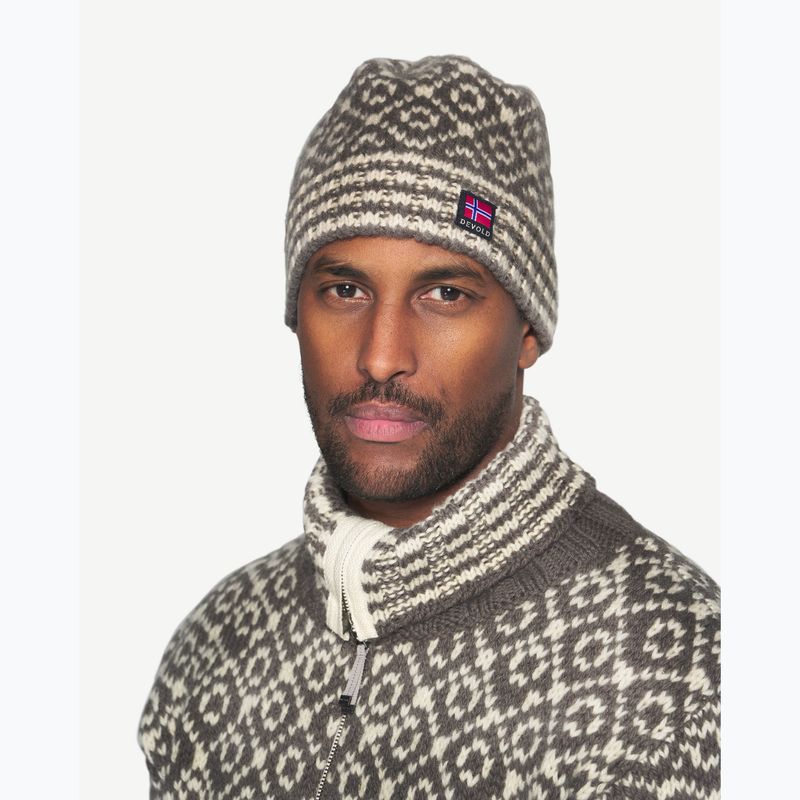 Czapka zimowa Devold Svalbard Wool falcon/offwhite 3