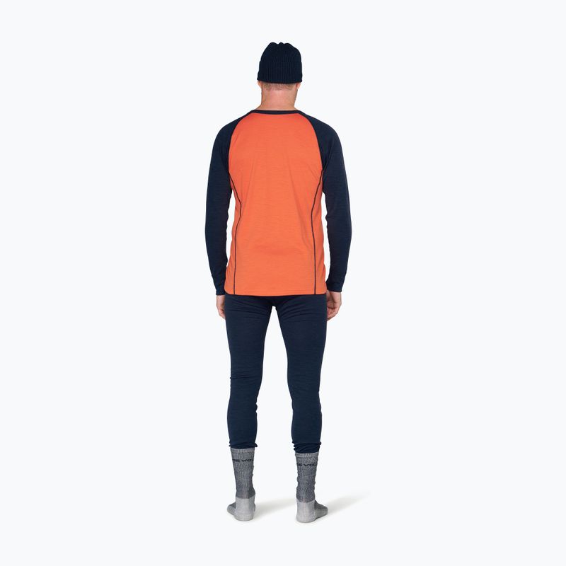 Bluza termoaktywna męska Devold Duo Active Merino 205 brick 3