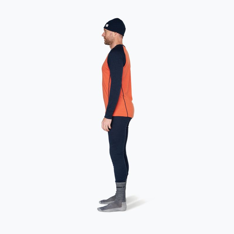 Bluza termoaktywna męska Devold Duo Active Merino 205 brick 4