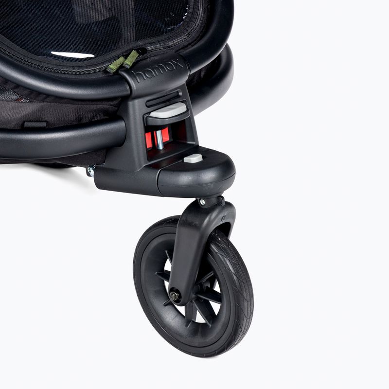 Przyczepka rowerowa Hamax Outback One zielona/czarna 6